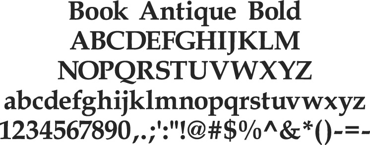 Book Antique Bold