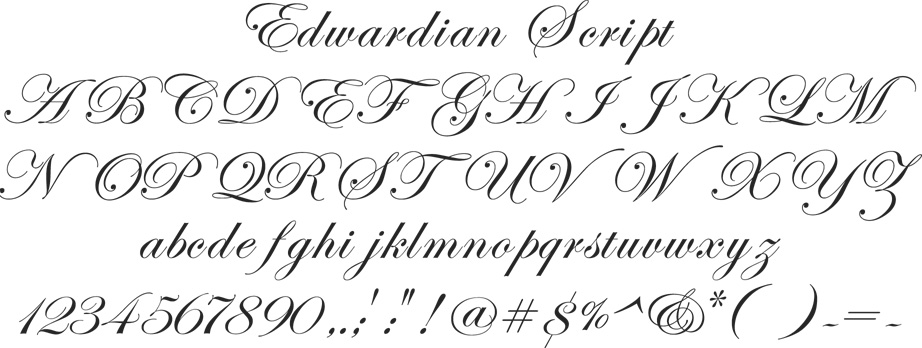 Edwardian Script
