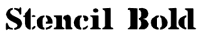 Stencil Bold